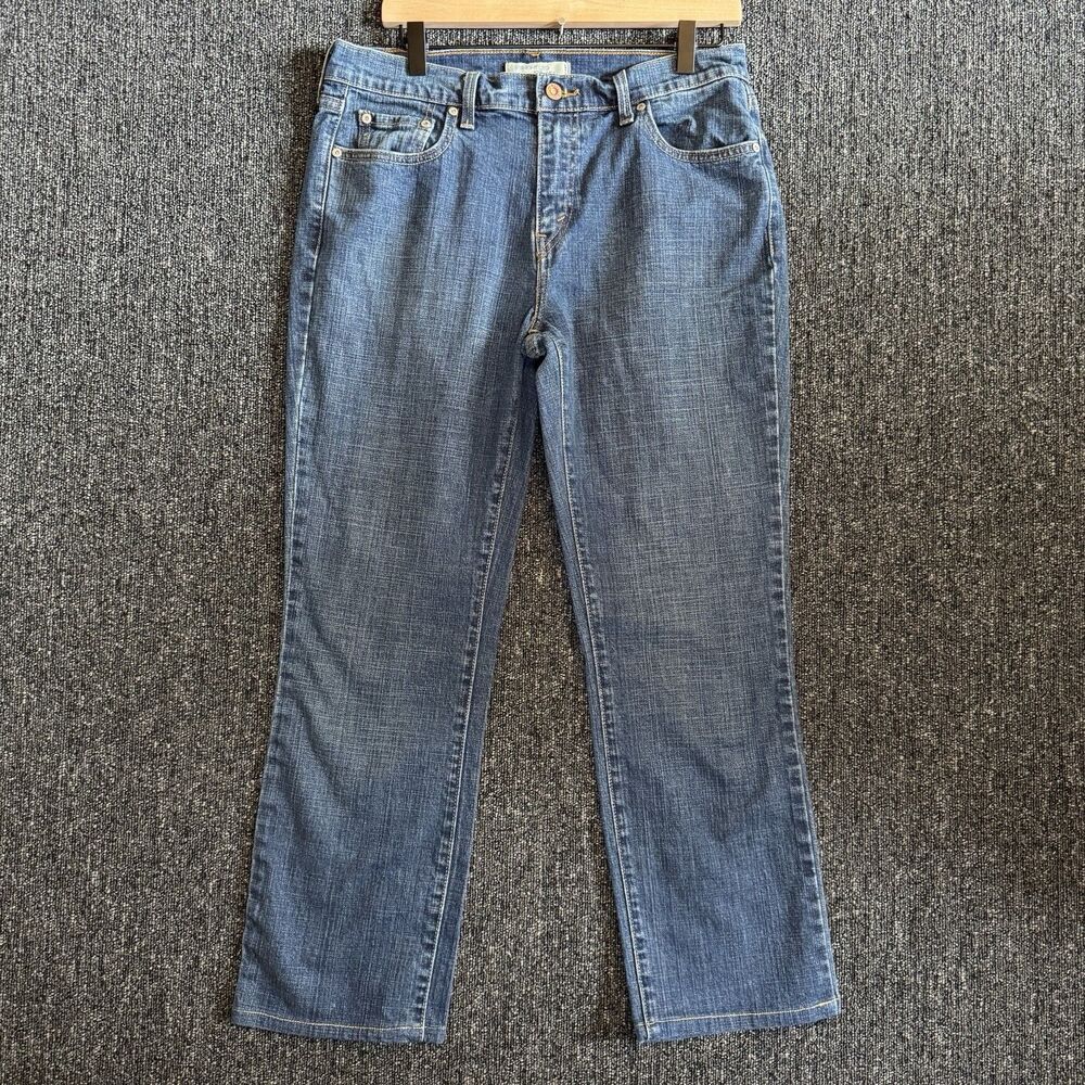 Levi 505s Straight Leg Medium Wash‎ Denim Jeans Women Sz 12 L/C Vintage Vibe